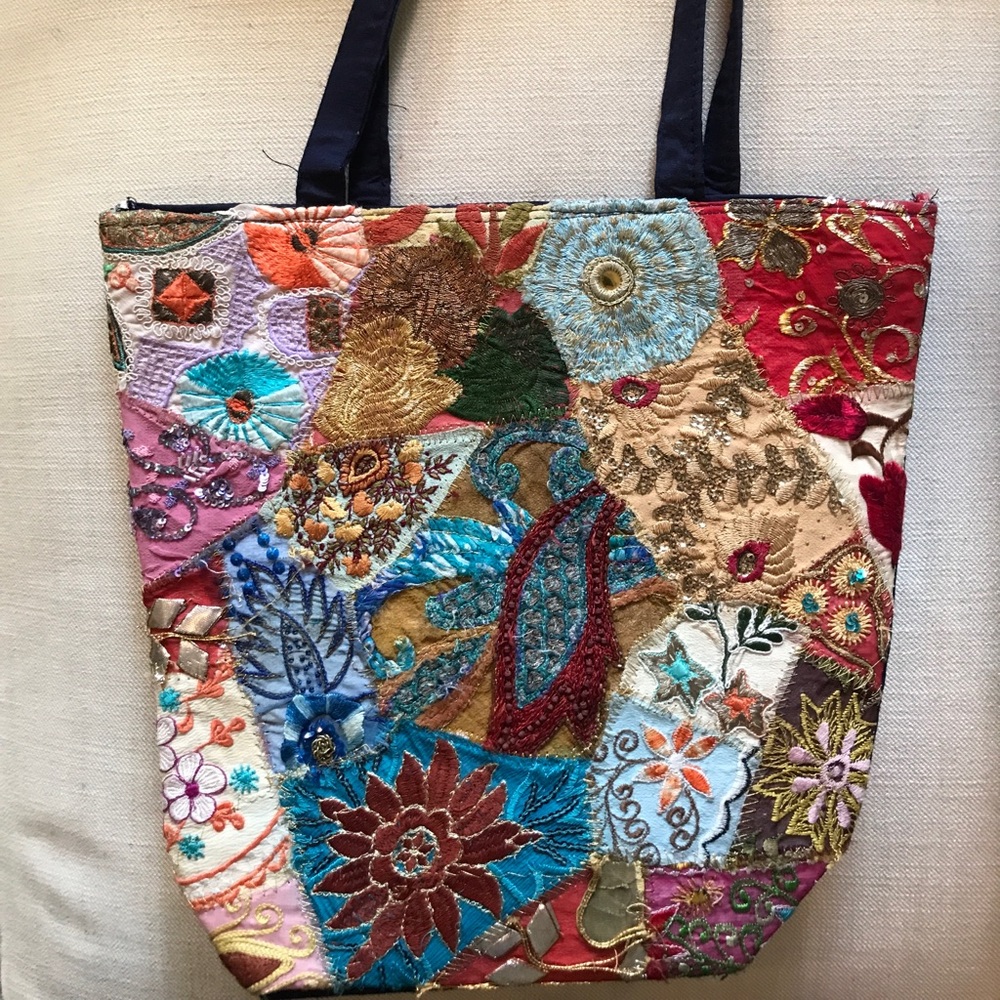 Handmade Indian colorful purse/handbag